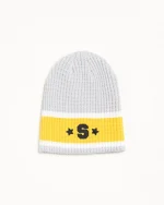 ステューシー バーシティS ストライプ グレー スカルキャップ