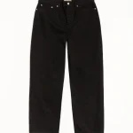 ステューシー ビッグ オール オーバーダイ ブラック ジーンズ