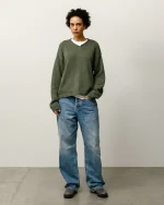 ステューシー ビッグ オール デニム インディゴ ストーンウォッシュ ジーンズ-4