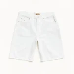 ステューシー ビッグ オール デニム ホワイト ショートパンツ