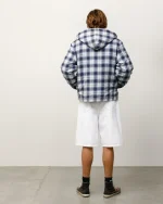 ステューシー ビッグ オール デニム ホワイト ショートパンツ-3