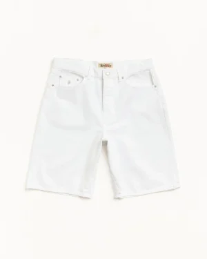 ステューシー ビッグ オール デニム ホワイト ショートパンツ