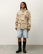 ステューシー ビッグ オール デニム ヴィンテージ ブラック ショートパンツ-4