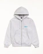 ステューシー ビルトタフ アッシュ ヘザー ジップ フード