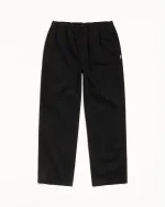 ステューシー ビーチ コットンツイル ブラック パンツ