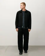 ステューシー ビーチ コットンツイル ブラック パンツ-2