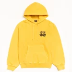 ステューシー ピグメントダイ イエロー ダイス パーカー