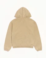 ステューシー フェード グラフィック ベージュ ジップ パーカー-1