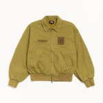 ステューシー フライトボンバー ゴールデンオリーブ ジャケット