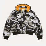 ステューシー フライトボンバー スノーカモジャケット