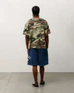 ステューシー フリース ネイビー ショートパンツ-3