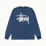 ステューシー ベーシック LS ネイビー Tシャツ