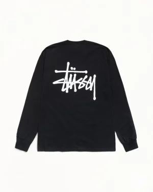 ステューシー ベーシック LS ブラック Tシャツ