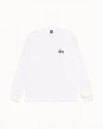 ステューシー ベーシック LS ホワイト Tシャツ-1