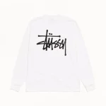 ステューシー ベーシック LS ホワイト Tシャツ