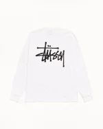 ステューシー ベーシック LS ホワイト Tシャツ