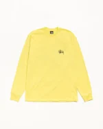 ステューシー ベーシック LS レモン Tシャツ-1