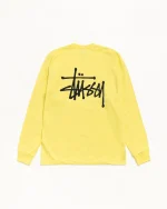 ステューシー ベーシック LS レモン Tシャツ
