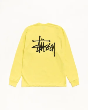 ステューシー ベーシック LS レモン Tシャツ