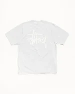 ステューシー ベーシック アッシュ ヘザー Tシャツ