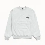 ステューシー ベーシック アッシュ ヘザー クルー