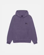 ステューシー ベーシック ステューシー ピグメントダイ グレープ パーカー