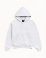 ステューシー ベーシック ダイヤモンド アッシュ ヘザー ジップ パーカー