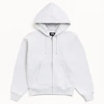 ステューシー ベーシック ダイヤモンド ジップ アッシュ ヘザー パーカー