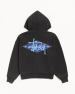 ステューシー ベーシック ダイヤモンド ジップ パーカー -1