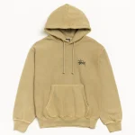 ステューシー ベーシック ピグメントダイ エルム パーカー