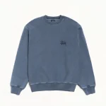 ステューシー ベーシック ピグメントダイ クルー ネイビー