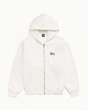 ステューシー ベーシック ピグメントダイ ナチュラル ジップ パーカー