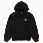 ステューシー ベーシック ブラック パーカー