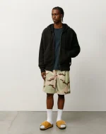 ステューシー ベーシック メッシュ レオパード ショートパンツ-2