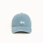 ステューシー ベーシックインク ブルーキャップ