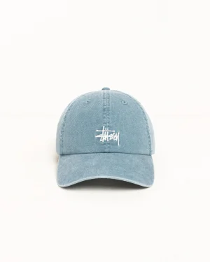 ステューシー ベーシックインク ブルーキャップ