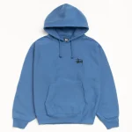 ステューシー ベーシックブルー パーカー