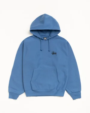 ステューシー ベーシックブルー パーカー