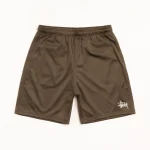 ステューシー ベーシックメッシュ オリーブ ショートパンツ