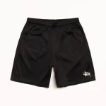 ステューシー ベーシックメッシュ ブラック ショートパンツ