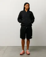 ステューシー ベーシックメッシュ ブラック ショートパンツ-5