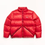 ステューシー マイクロリップストップ ダウン レッドジャケット