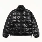 ステューシー ミッドウェイト パファー ブラック ジャケット