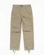 ステューシー ミリタリーカーゴ オリーブ リップストップ パンツ