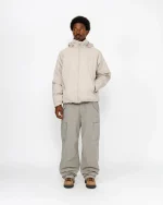 ステューシー ミリタリーカーゴ リップストップパンツ オリーブ-2