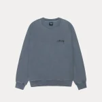 ステューシー モダンエイジ ピグメントダイ ネイビー クルー