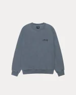 ステューシー モダンエイジ ピグメントダイ ネイビー クルー