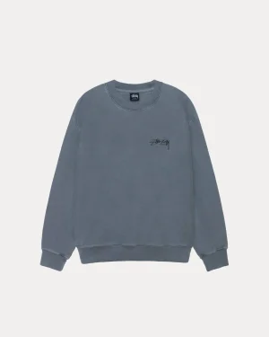 ステューシー モダンエイジ ピグメントダイ ネイビー クルー