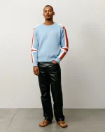 ステューシー モトブルー セーター-2