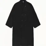 ステューシー ライトウェイト サーフマン トレンチ ブラック ジャケット